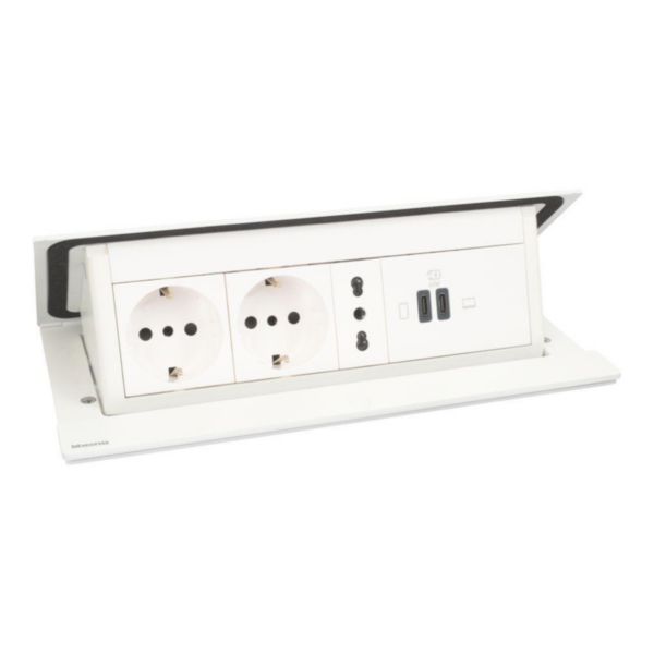 Pop-up - For flush mounting in furniture. Equipped with MatixGo functions. 8 modules  
