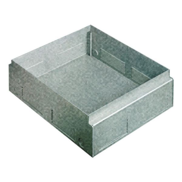 Galvanised aluminium flush mounting boxes
