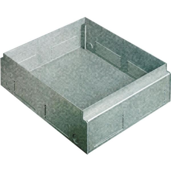 Galvanised aluminium flush mounting boxes