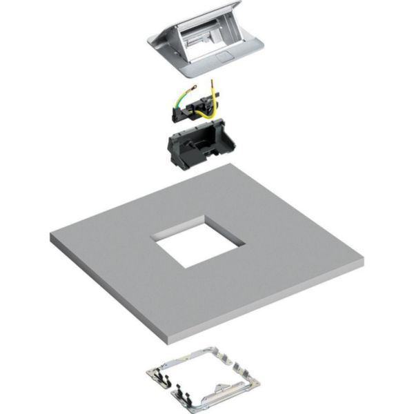 Pop-up box, installation Kit for floating floor