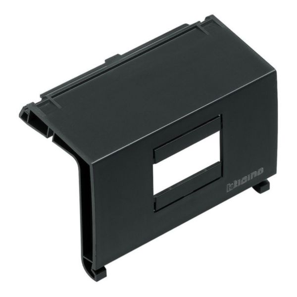 Support for 2 modular DIN35 rail devices in underfloor boxes