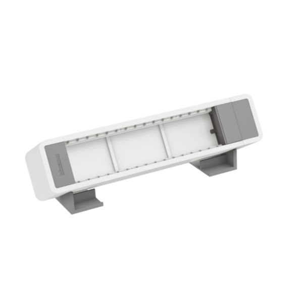 Desktop multi-outlet extensions to be equipped with MatixGO devices - 8 modules - Color: grey.