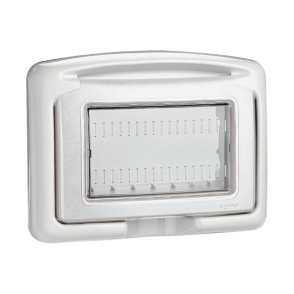 IP55 waterproof Covers - grey color - 4 modules