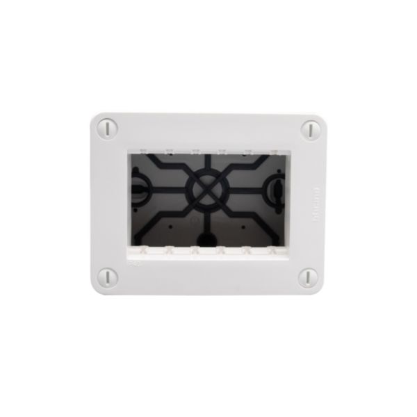 IP40 Box - 3 modules - White 