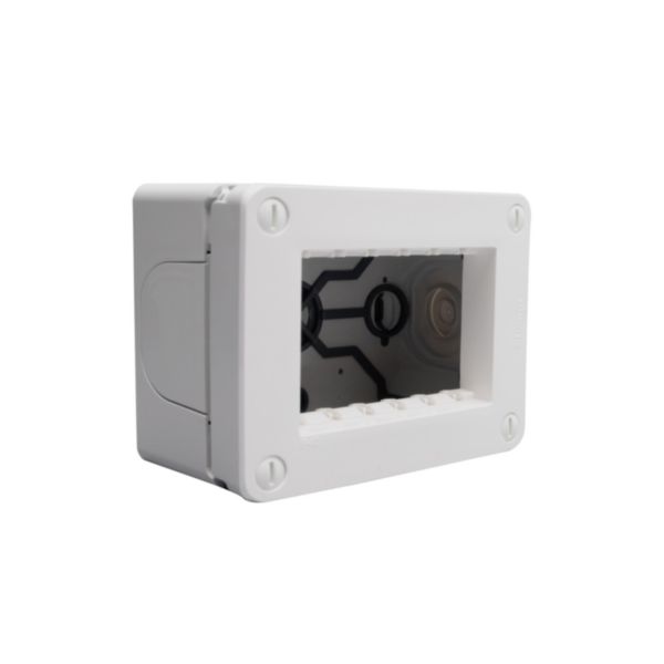 IP40 Box - 3 modules - White 