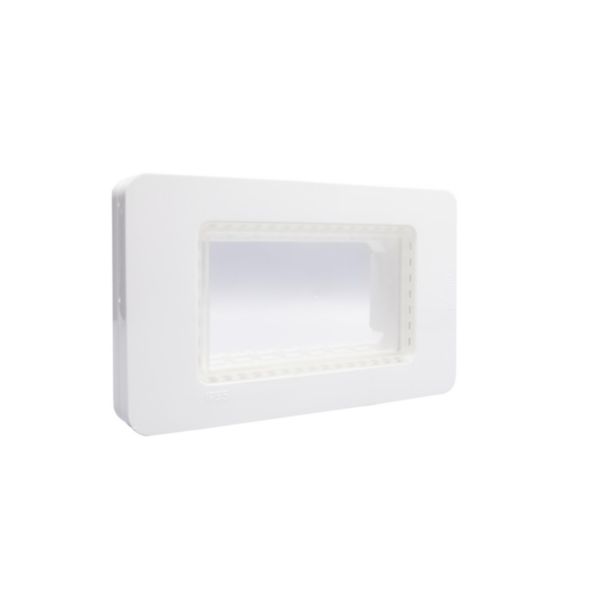 IP55 Cover plate - 4 modules - white