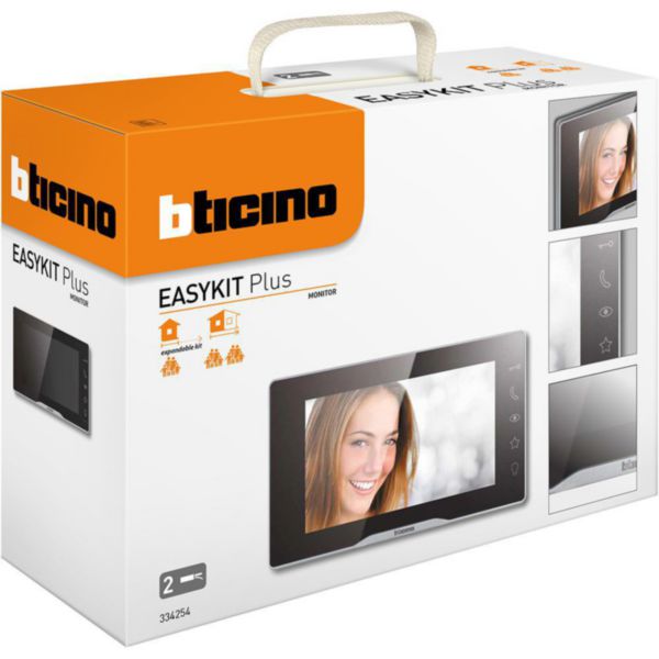 7" Mirror Black finish EASYKIT Plus additional monitor