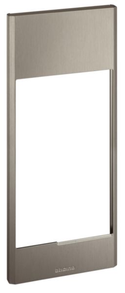 3-module frame – Titanium finish