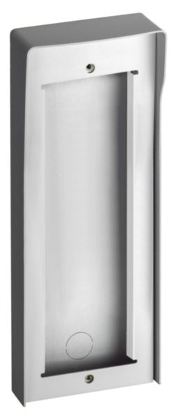 Wall-mounting box – 3 modules - aluminium finish