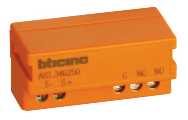 Relay module to activate door lock not managed by SCS-BUS