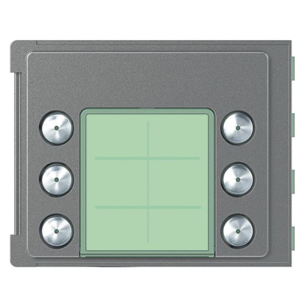 Sfera Robur  6-Pushbutton on double column Cover plate