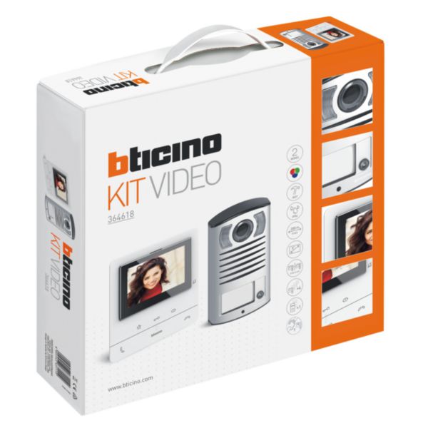 One-family handsfree video kit with inductive loop