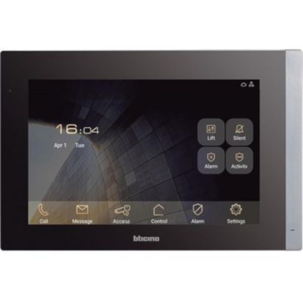 10” Touch display premium indoor unit Wi-Fi with Smart Home integration and SOS pushbutton.