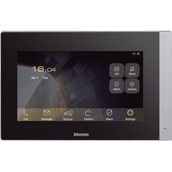 7” Touch display premium indoor unit Wi-Fi with Smart Home integration and SOS pushbutton.