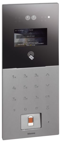 Video entrance panel with 4.3” display and keypad