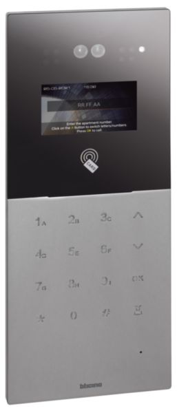Video entrance panel with 4.3” display and keypad