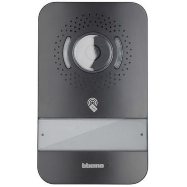 Small video entrance panel PoE with badge reader and key for indoor unit and guard station calls