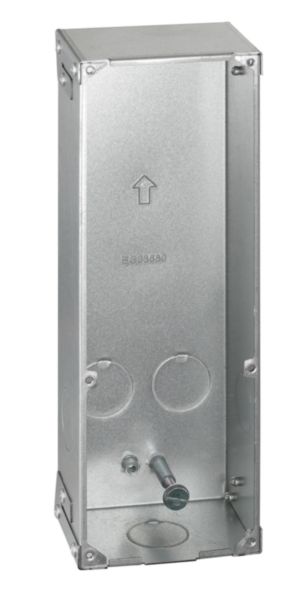 Flush mounting installation metal box for entrance panel 374005