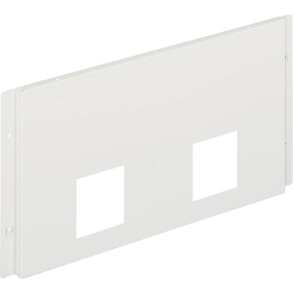 Front panel white height 30 cm for 2 devices modularity 506E
