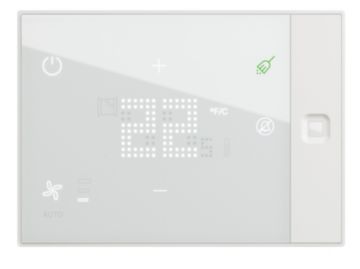 Surface thermostat white 230V