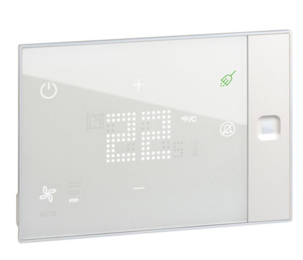 Surface thermostat white 230V