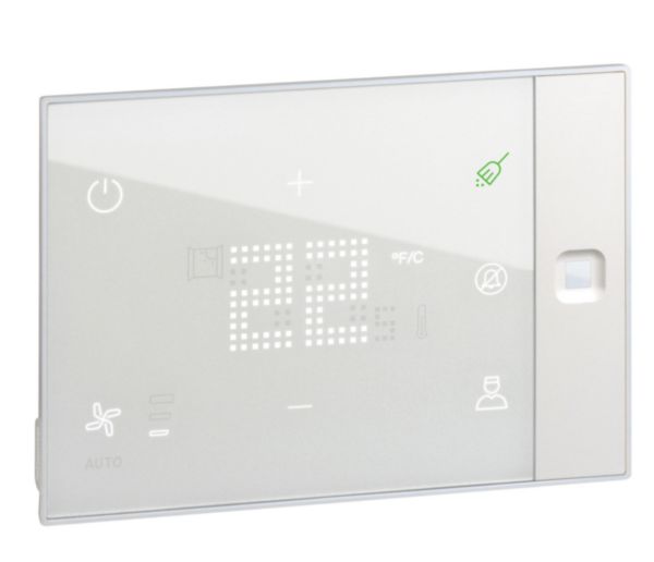 Flush mounting hotel thermostat 230V