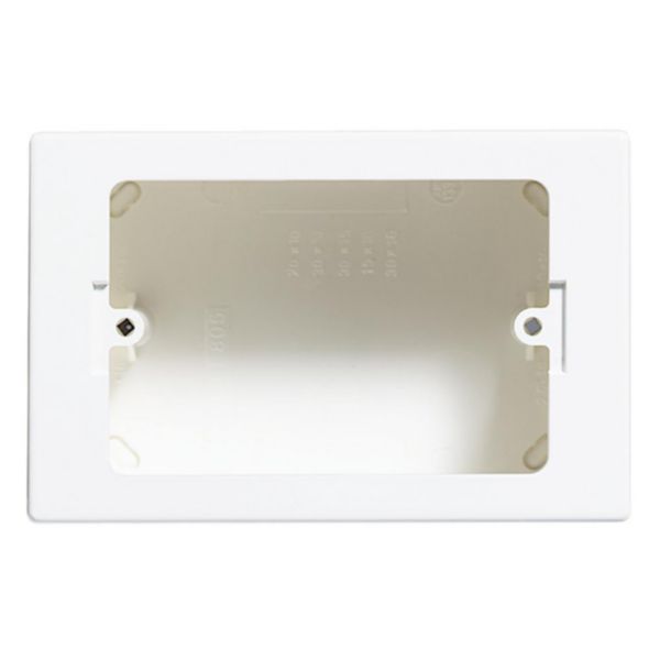 Wall mounting box 3P white