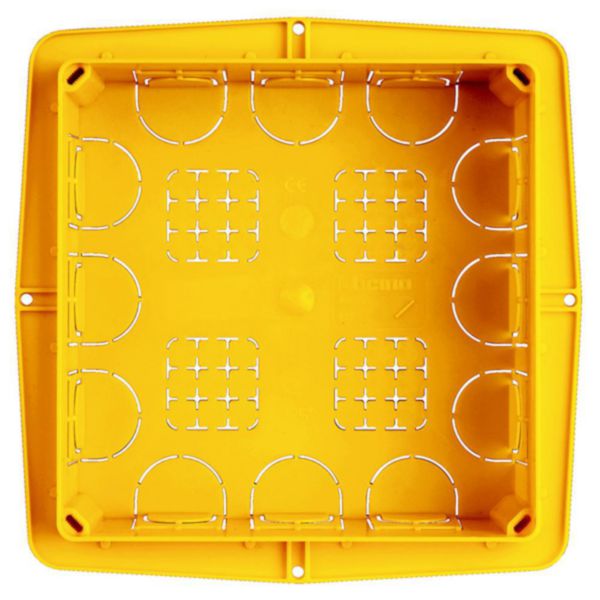 6+6 modules flush mounted box