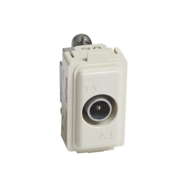 Star coaxial socket for single-user aerial systems