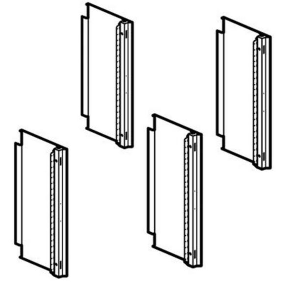 Cabinet LDX800 with double door 600x2000mm