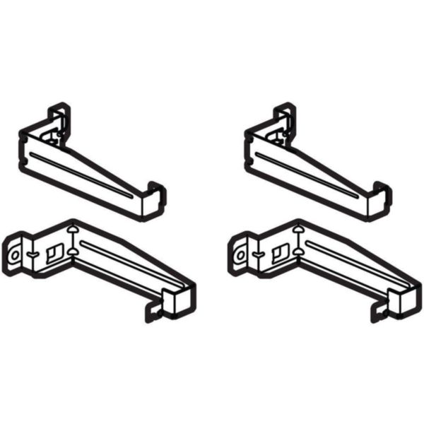 Corners for partial doors for floor cabinets LDX800 double door