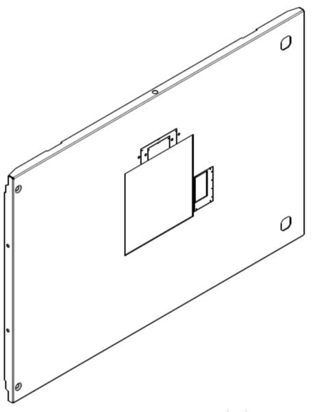 Front panel for MEGATIKER M4 630 with motor