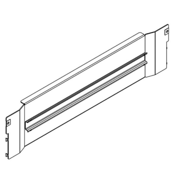 Frame with DIN35 rail for M1 160 ed M2 250 with motor operator