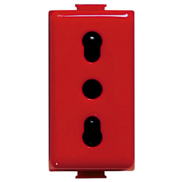 Socket 2P+T 16 A 250 Vac- centre distance 19 mm and 26 mmantibacterial