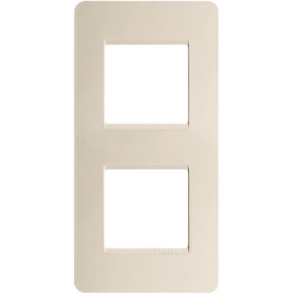 Cover plate 2x2P 71mm vertical