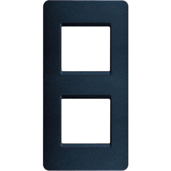 Matix - plate 2+2 vertical Blue Mercury