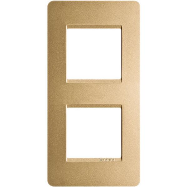 Cover plate 2x2P 71mm vertical