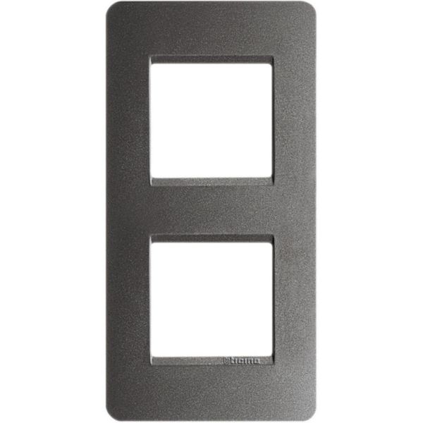 Cover plate 2x2P 71mm vertical
