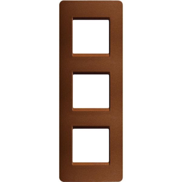 Matix - plate 2+2+2 vertical Terracotta