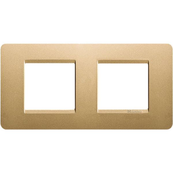 Cover plate 2x2P 71mm horizontal
