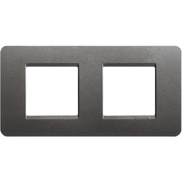 Cover plate 2x2P 71mm horizontal