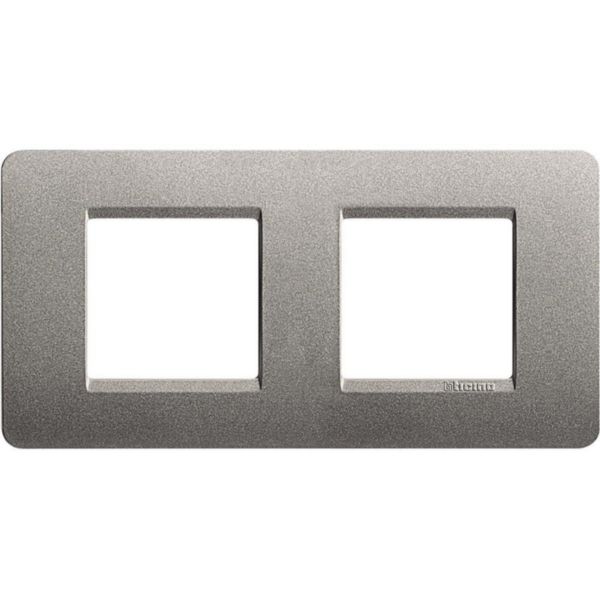 Cover plate 2x2P 71mm horizontal