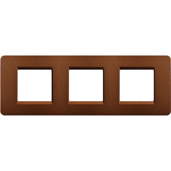 Matix - plate 2+2+2 horizontal Terracotta