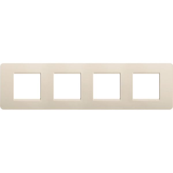 Cover plate 2x4P 71mm horizontal