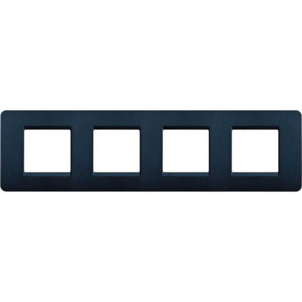 Matix - plate 2+2+2+2 horizontal Blue Mercury
