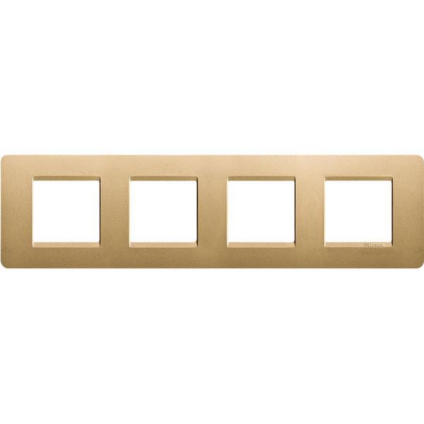 Cover plate 2x4P 71mm horizontal