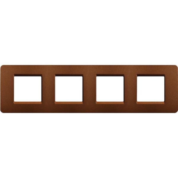 Matix - plate 2+2+2+2 horizontal Terracotta