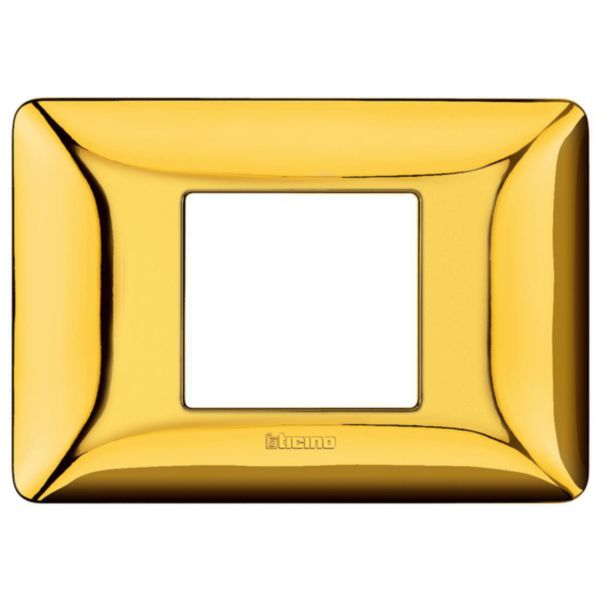 Cover plate 2 modules centred