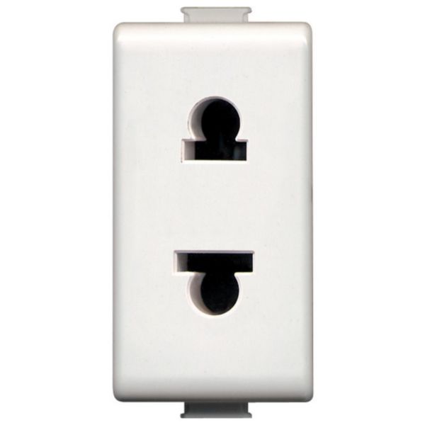 Socket euroamerican standard 2P - 16A - 127/250Vac