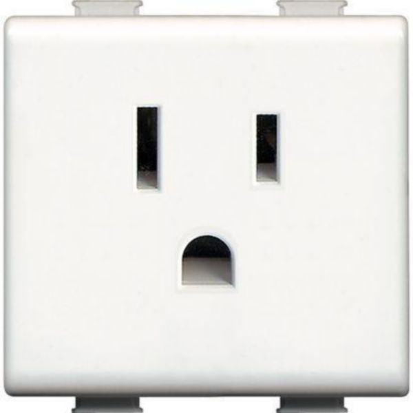 Socket american standard 2P+T - 16A - 127/250Vac